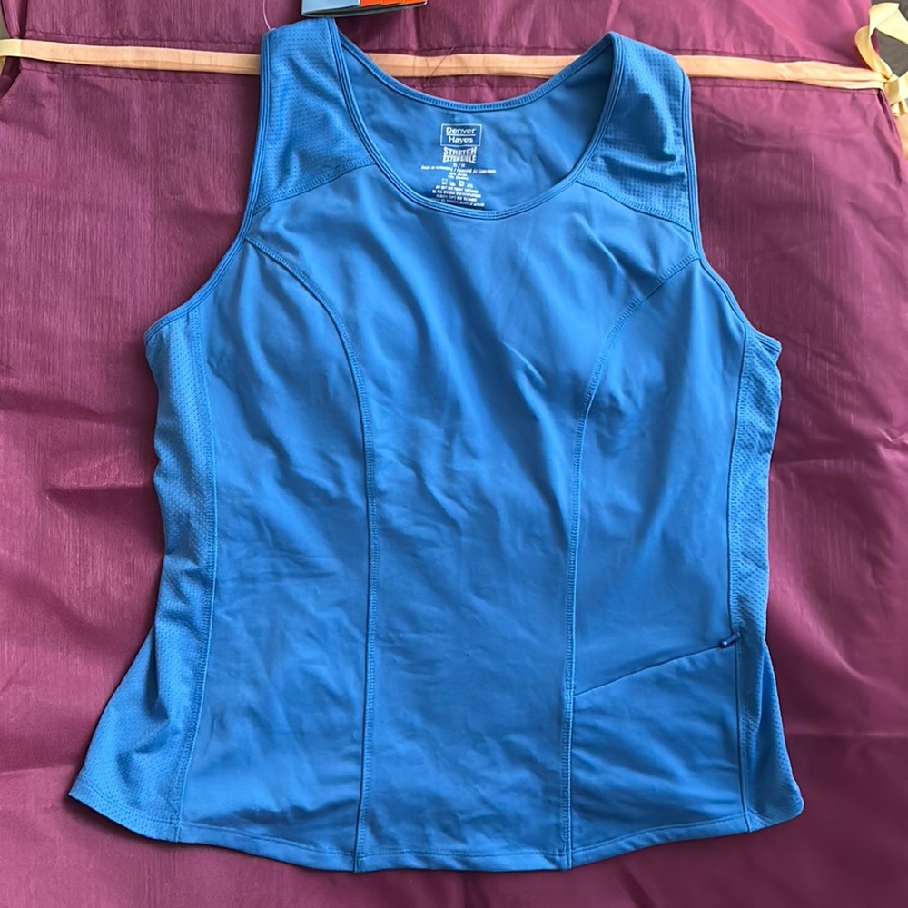 Denver Hayes Blue Athletic Top XL